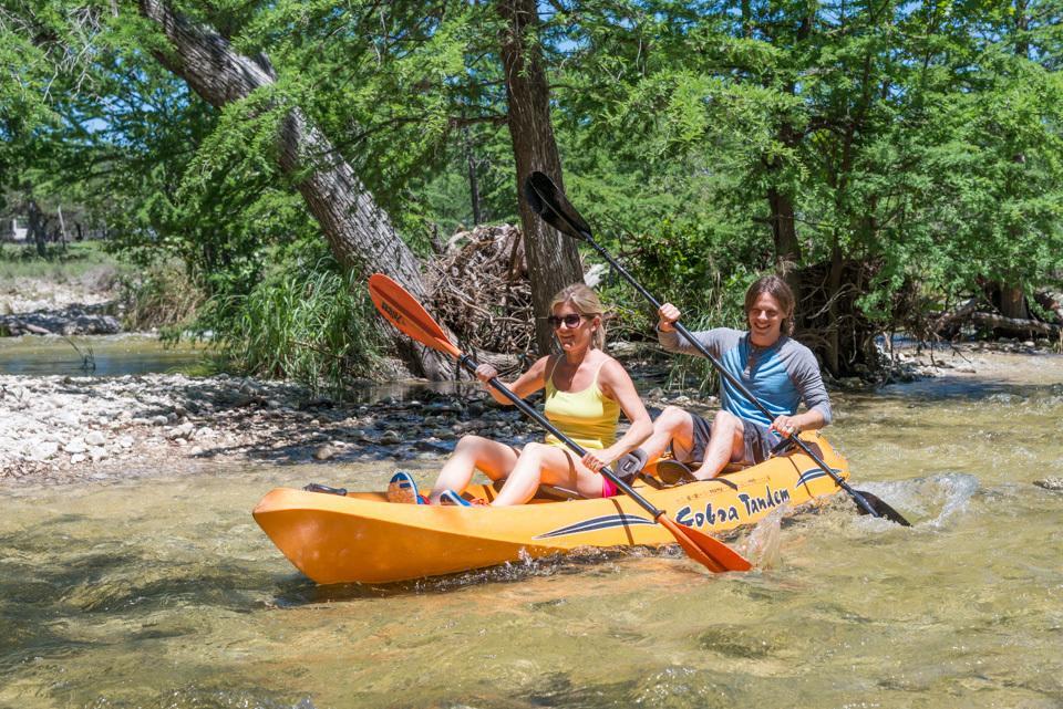River Bluff Cabins Rio Frio Esterno foto